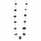 18"-20" Lightweight Floating Stone Necklace with Bead Accents and Barrel Clasp Adjustable Length